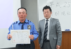 社長賞受賞の様子3